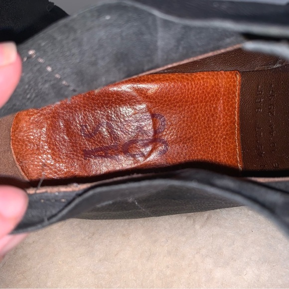 A.S. 98 Black Leather Ankle Boots Zipper 38 - Picture 2 of 10